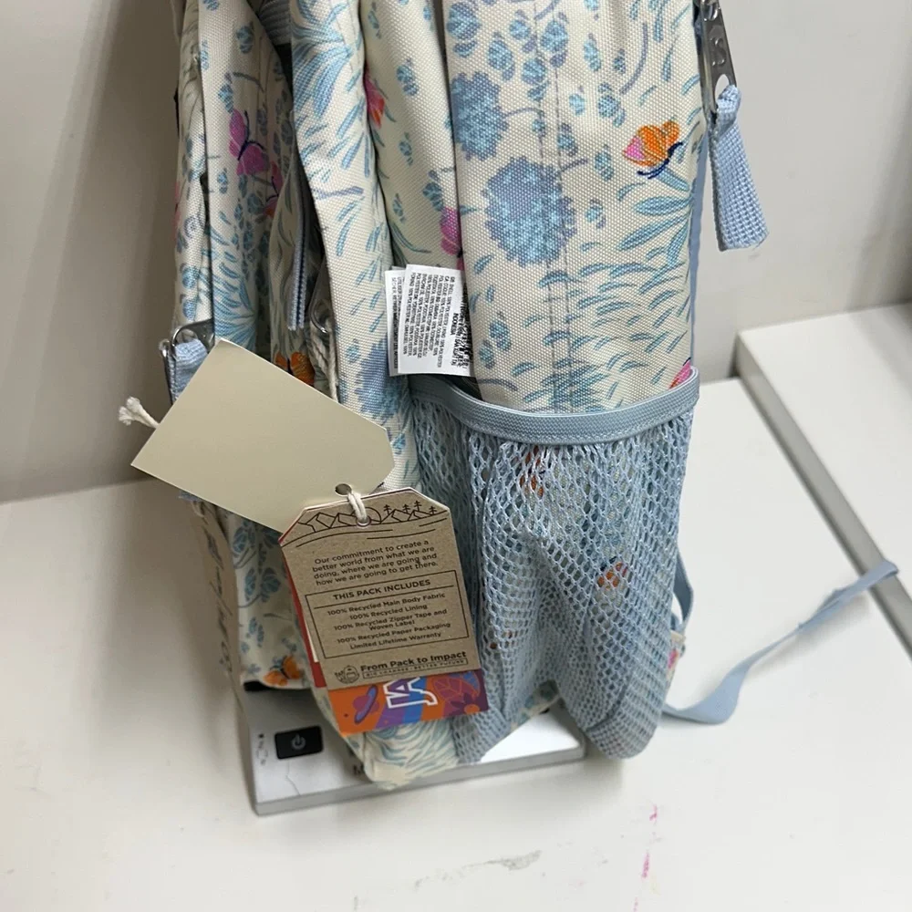 Jansport | Bags | Jansport Fluttering Fields Backpack With Light Blue ...
